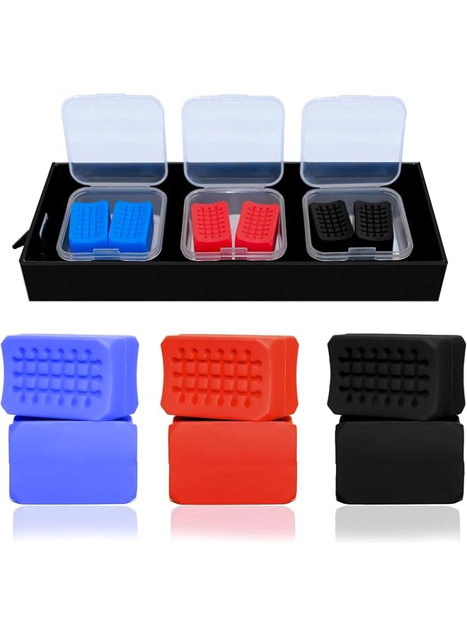 S-TOP 6 PCS Jaw Exerciser Workout Kit, 3 Resistance Levels in Silicone, Shaping Jawline for Beginners to Advanced Users, 40 to 60 lbs, Daily 10-Minute Chew for Defined Jawline,Slims Tones the Face - Image 1