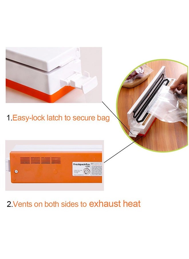 Arabest Portable Vacuum Sealer, Automatic Sealer for Food Storage, Easy to Use Compact Food Preservation Sealing Machine for Home & Kitchen  - Image 3