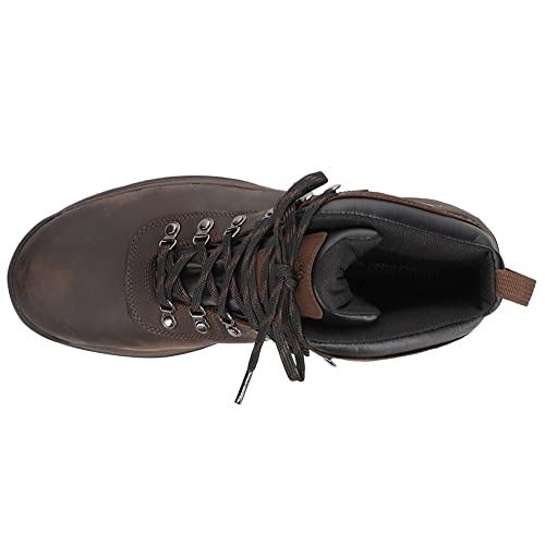 Timberland Men's Flume Mid Waterproof Hiking Boot, Dark Brown, 11 - Image 5