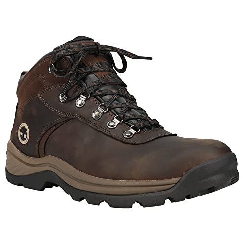 Timberland Men's Flume Mid Waterproof Hiking Boot, Dark Brown, 11 - Image 2