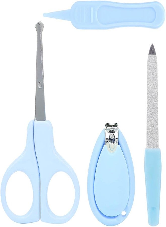 ZEELPETAL مجموعة العناية بالأظافر للأطفال حديثي الولادة 5 في 1 من ZEELPETAL، تتضمن قصافة أظافر للأطفال، وملقط، ومبرد أظافر، وأداة تنظيف الأذن، ومقص - متعددة الألوان. - Image 2