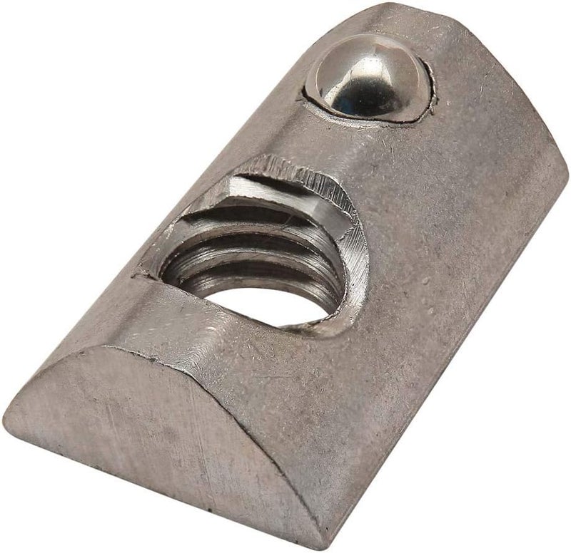 13021, 15 40 Series 5/16-18 Roll in T-Nut Ball Spring Stainless Steel (25 Pack)