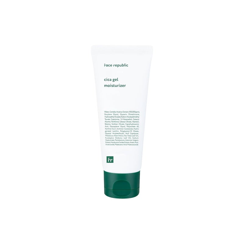 Face Republic Cica Gel Moisturizer  Soothing Gel Cream