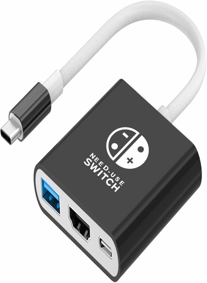 BIYTC Switch Dock Compatible with Nintendo Switch Docking Station Portable Switch TV Adapter Support 4K/30HZ TV Dock Compatible Station for Nintendo Switch/OLED - Image 1