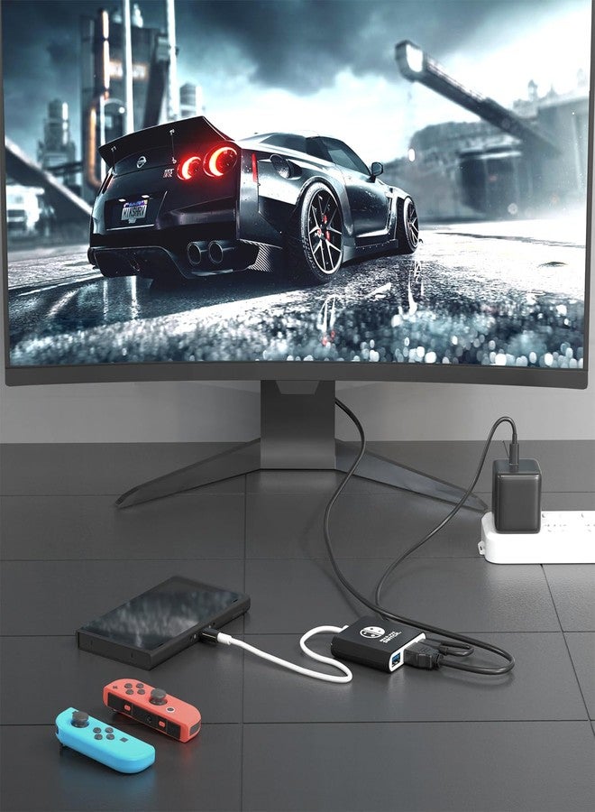 BIYTC Switch Dock Compatible with Nintendo Switch Docking Station Portable Switch TV Adapter Support 4K/30HZ TV Dock Compatible Station for Nintendo Switch/OLED - Image 5