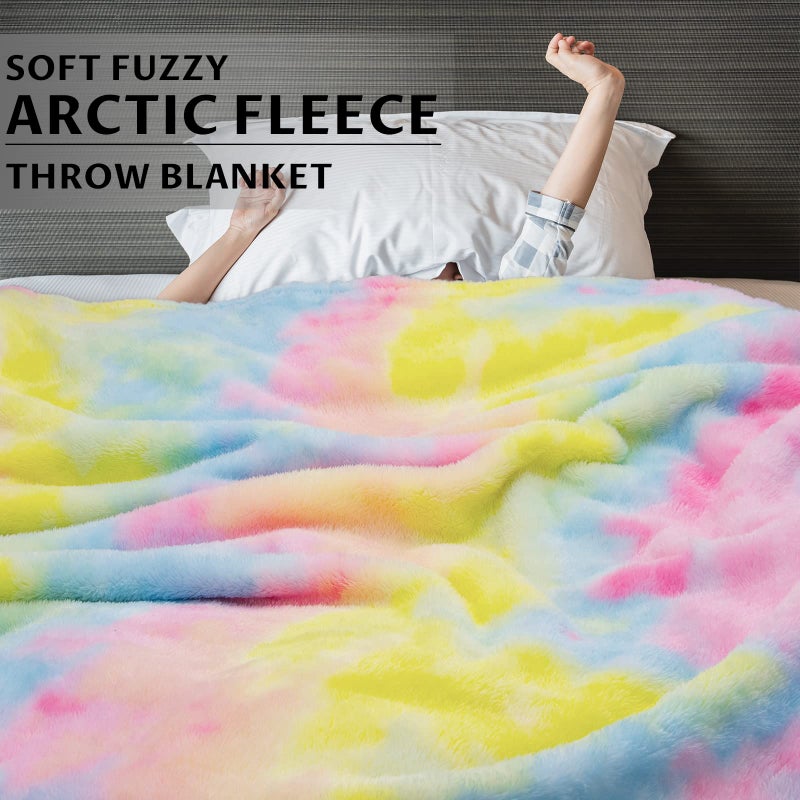 MUGD Soft Blankets Fleece Soft Fuzzy Throw Blanket Kids Warm Throw Blanket for Bed - Image 5
