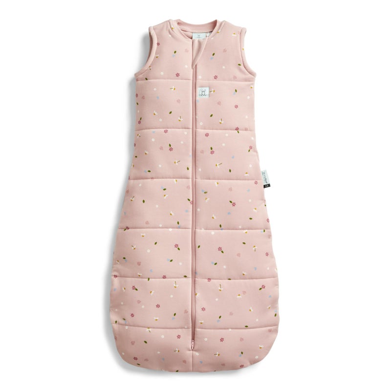 ergoPouch 25 Tog Jersey Sleeping Bag ArmsOut Baby Sleep Sack Ideal Transition from Swaddling Slim Fit Keeps Baby Secure Comfortable Soft Breathable Fabric 312 Months Daisies
