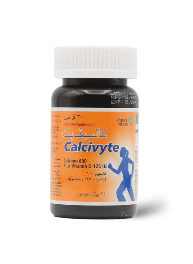 Vitamin, Calcivit Calcium and Vitamin D for Bone Health - 30 Tablets