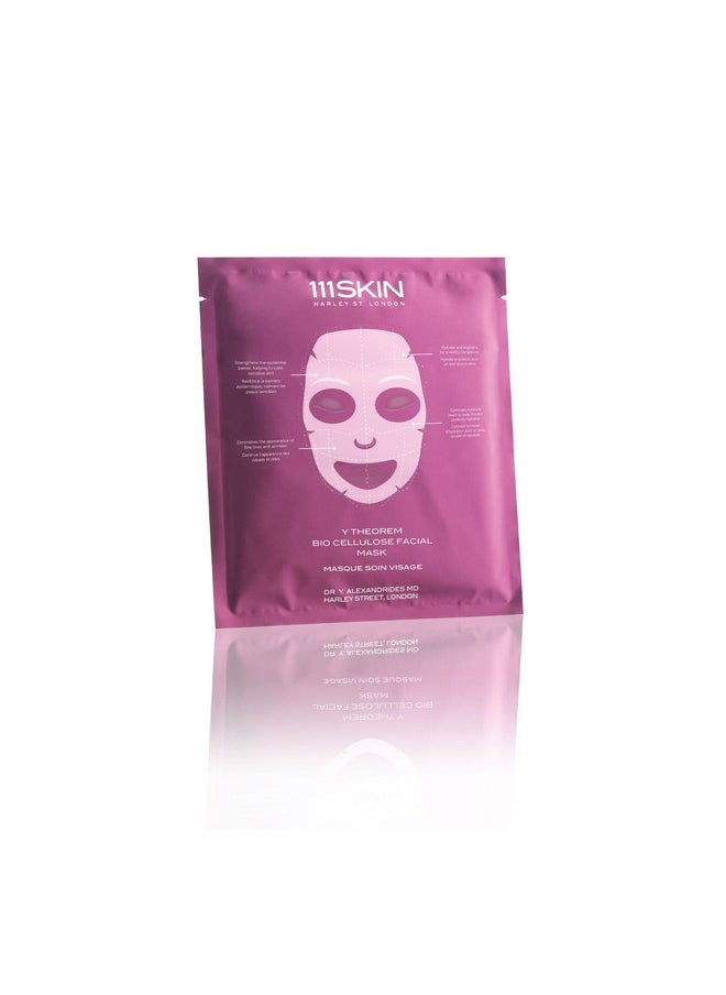 111SKIN 111SKIN Y Theorem Bio Cellulose Facial Mask | Repair, Rest & Rejuvenate Skin | Set of 5 (0.78 oz each)  - Image 3