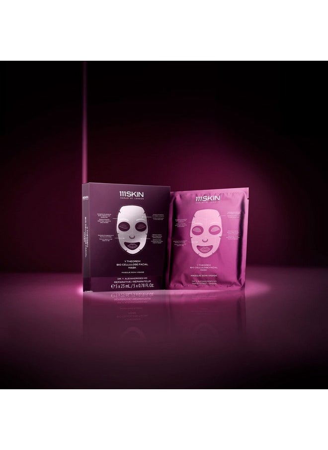 111SKIN 111SKIN Y Theorem Bio Cellulose Facial Mask | Repair, Rest & Rejuvenate Skin | Set of 5 (0.78 oz each)  - Image 4