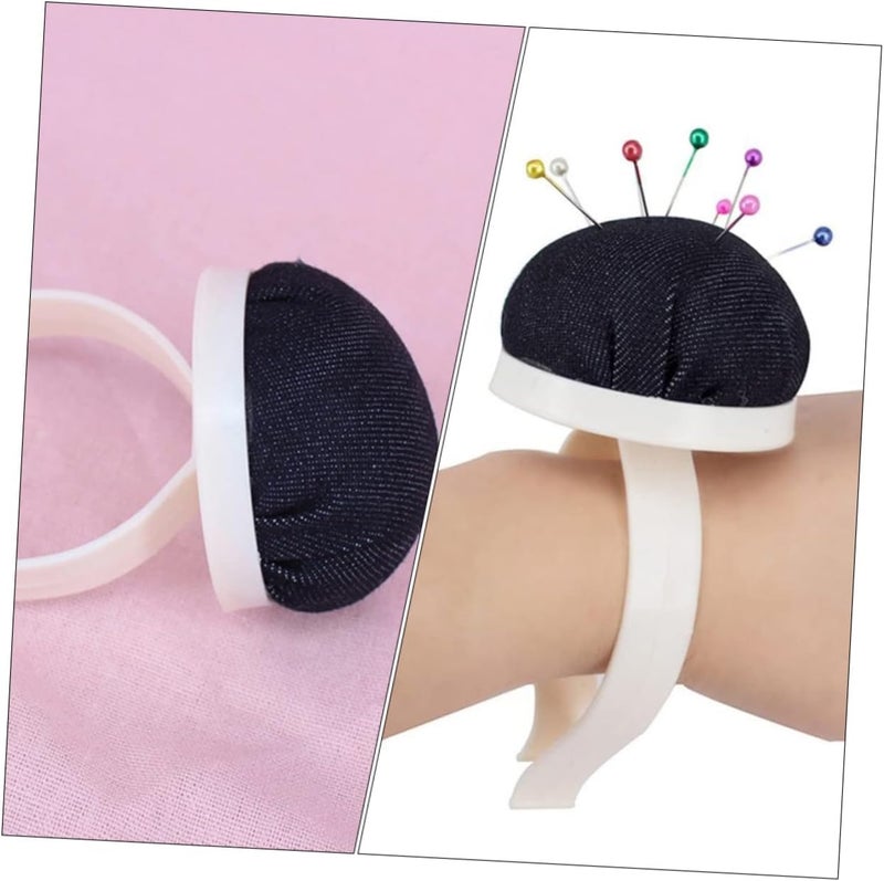 وسائد دبوس معصم Gadpiparty، 4 قطع - مريحة للخياطة، تصميم أساور عصرية، أداة DIY لسهولة الوصول إلى الدبابيس والإبر - Image 2