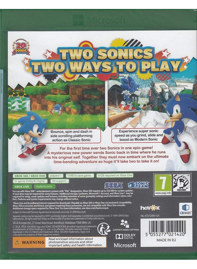 Sega Sonic Generations - Classics (Xbox 360) - Image 2
