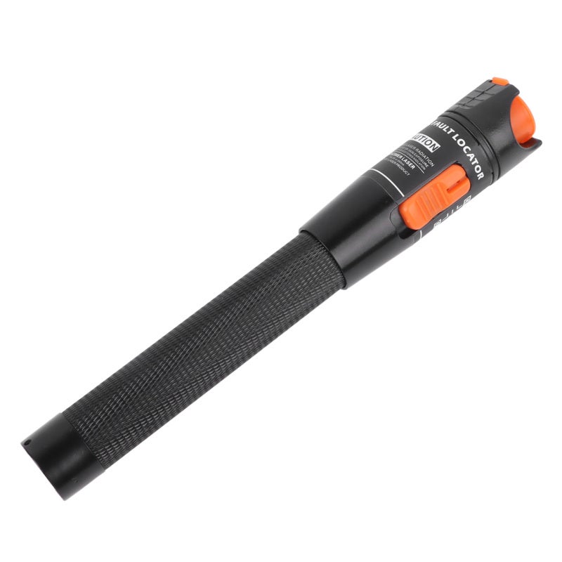 قلم ليزر أحمر لاختبار الألياف - ليزر عالي القوة مع اختراق قوي لاكتشاف أخطاء الألياف على مسافات طويلة، بنية معدنية متينة، ناتج قوة مستقر للاختبار الدقيق، صغير الحجم وخفيف الوزن - Image 1