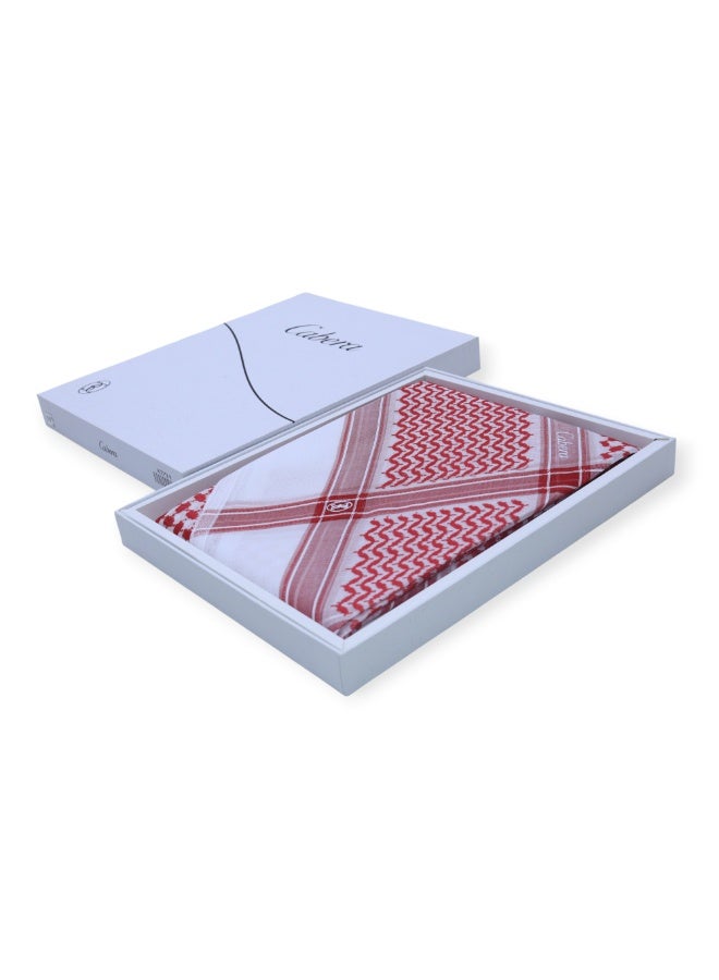 Cabera Light Shemagh for Men, Red - Image 1