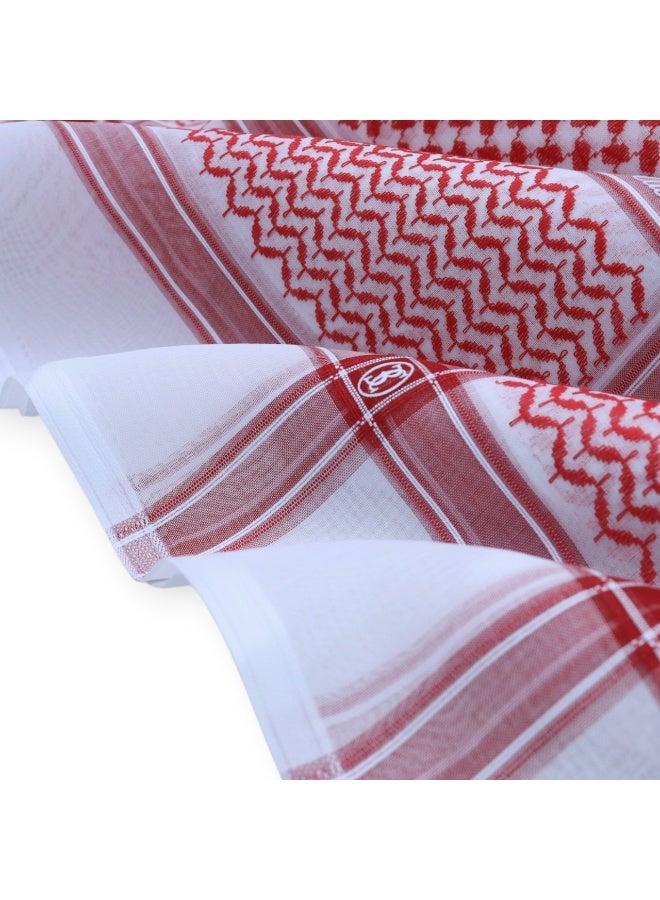 Cabera Light Shemagh for Men, Red - Image 4