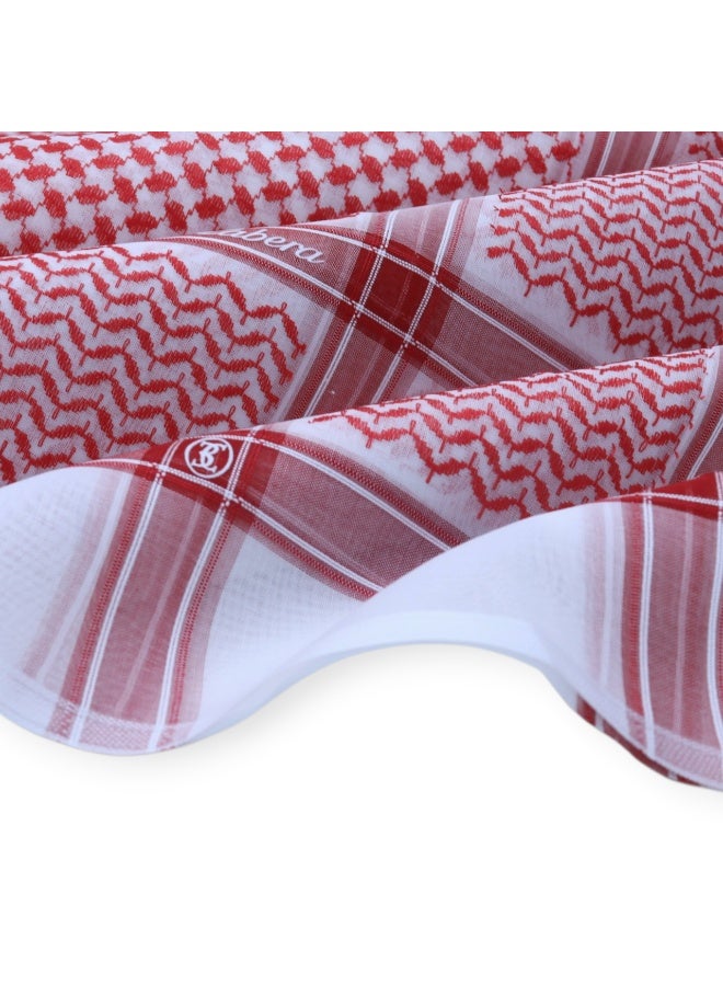 Cabera Light Shemagh for Men, Red - Image 3