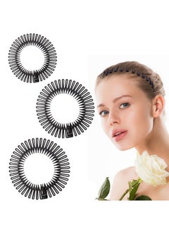 TUICARE TUICARE 6 Pieces Full Circular Flexible Plastic Circle Hair Combs Headband Holders for Women and Girls  - Image 4