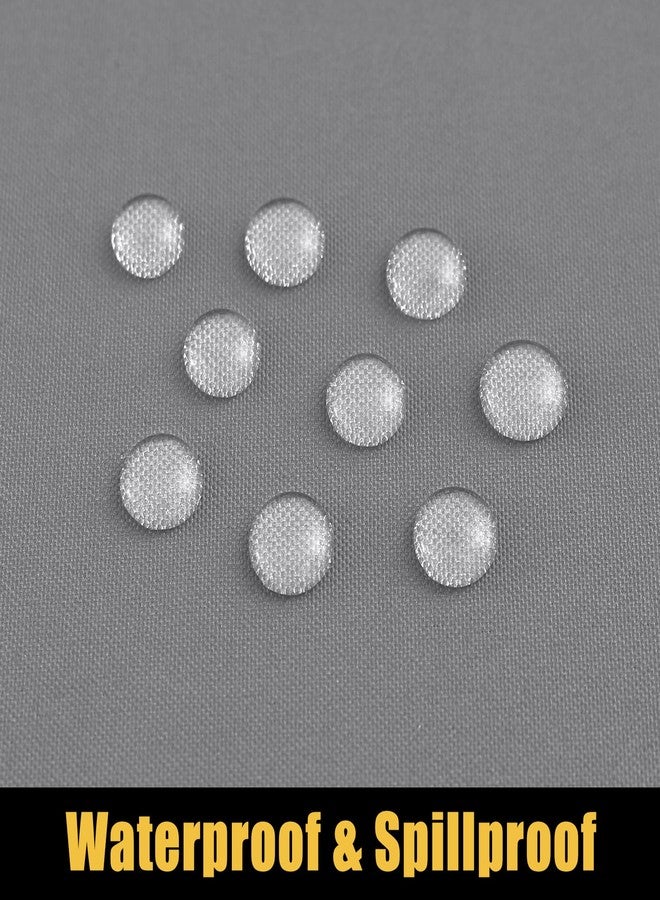 Smiry Rectangle Picnic Table Cloth, Waterproof Elastic Fitted Tablecloths for 6 Foot Tables, Washable Polyester Table Cover for Camping, Indoor and Outdoor (Grey, 36"x72") - Image 4