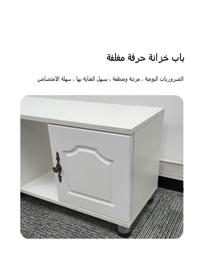 Stubborn TV Table Expandable and Versatile TV Stand for Living Room White 220 * 30* 40 cm  - Image 3