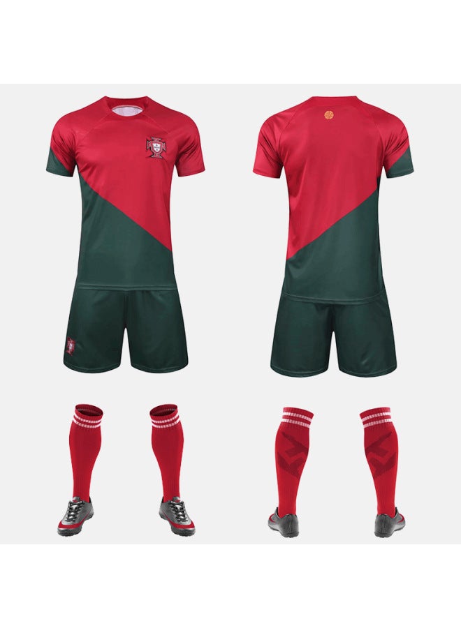 2324 Saudi Arabia Riyadh Victory Team Ronaldo Jersey No.7 Football Uniform Suit Men's Football Uniform Club Seal