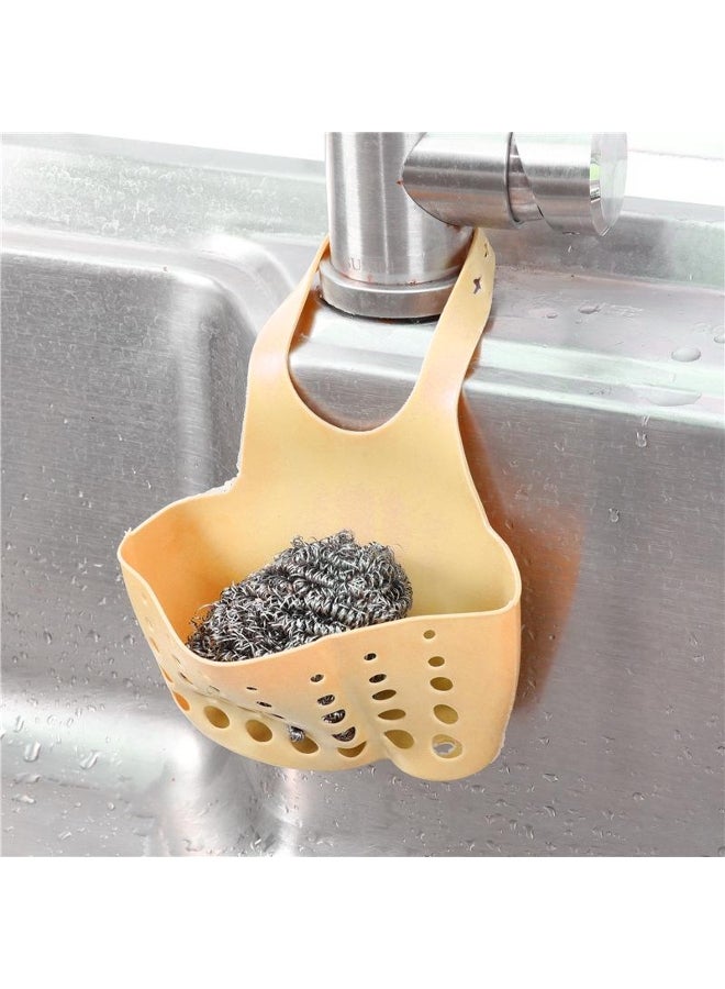 Sink Shelf Soap Sponge Holder & Silicone Storage 