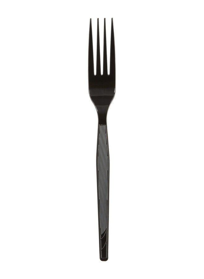 Dixie أدوات تناول الطعام المغلفة من ديكسي FM5W540PK، شوك، سوداء، 90/علبة - Image 5