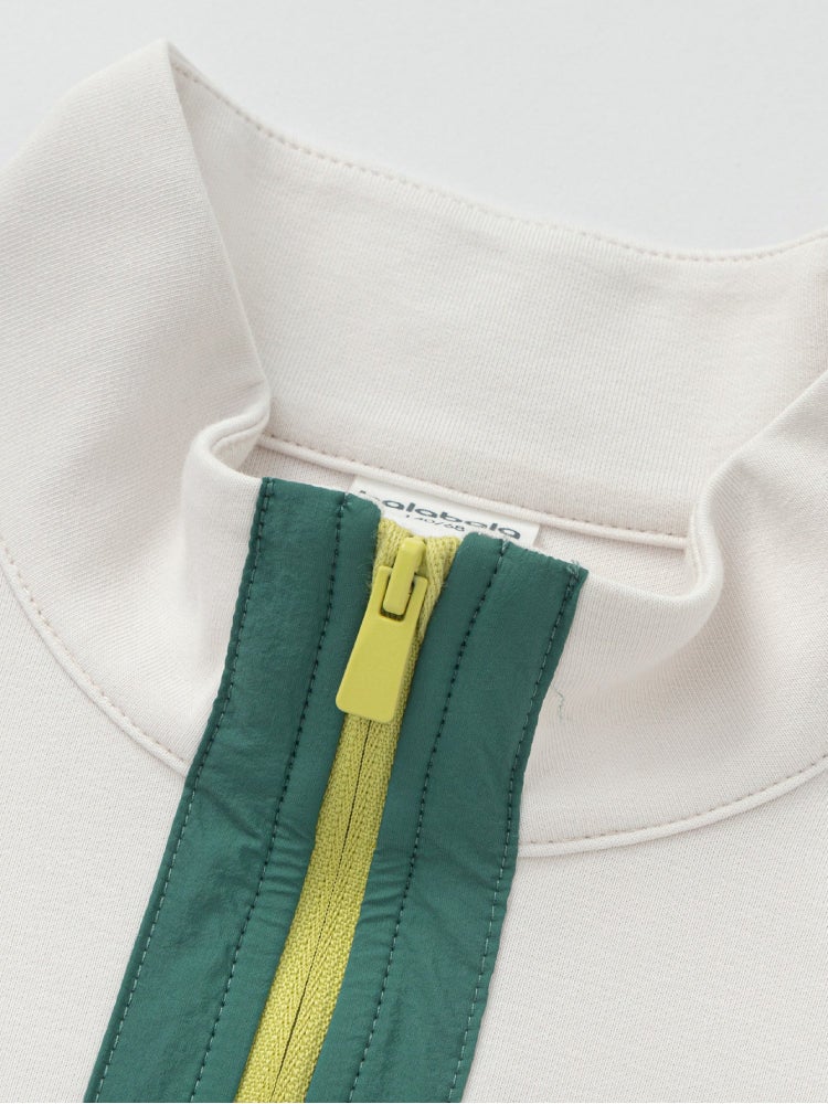 Balabala Boys' Half-Zip Sweatshirt With Contrast Placket - Image 3