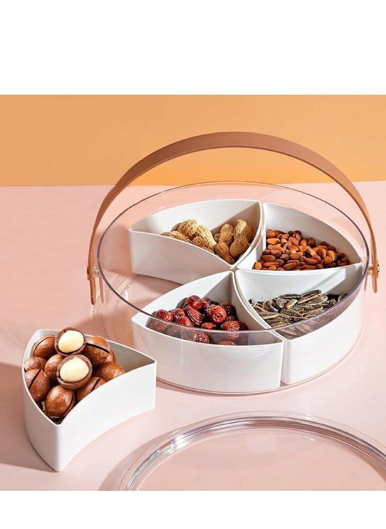 Round dessert plate, divided into 5 boxes, pure acrylic material, high quality, the ultimate elegance - pzsku/Z8E12E76A7655E1D57F0DZ/45/_/1737981157/c96351bd-0e1a-4cc4-afc6-a496a7ea08a5
