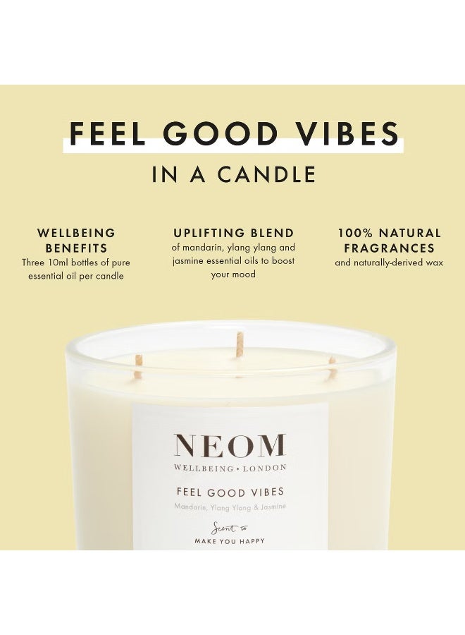 NEOM NEOM Feel Good Vibes 3 Wick Candle 420g  - Image 3