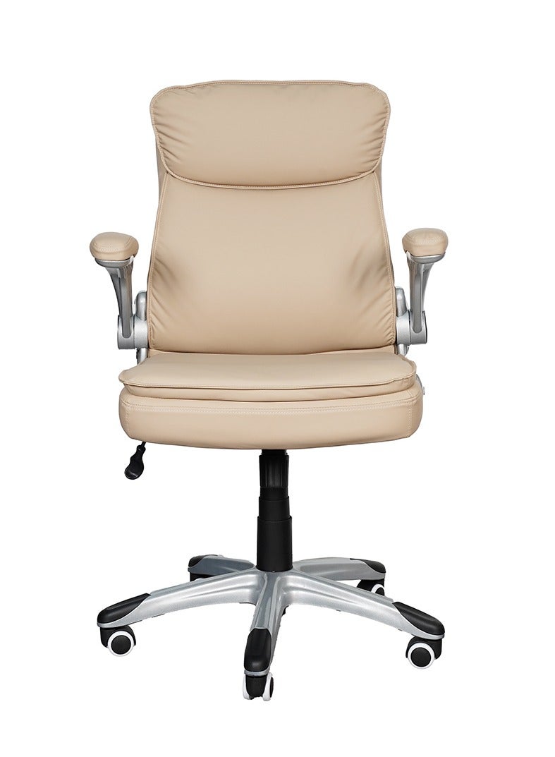 HUIMEI Huimei EQ-5180-B Low Back Office Chair Beige Color  - Image 1