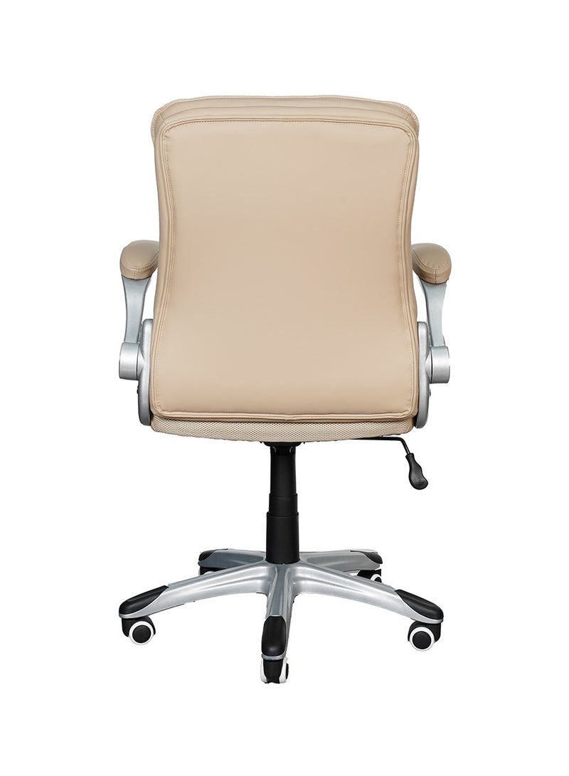 HUIMEI Huimei EQ-5180-B Low Back Office Chair Beige Color  - Image 4