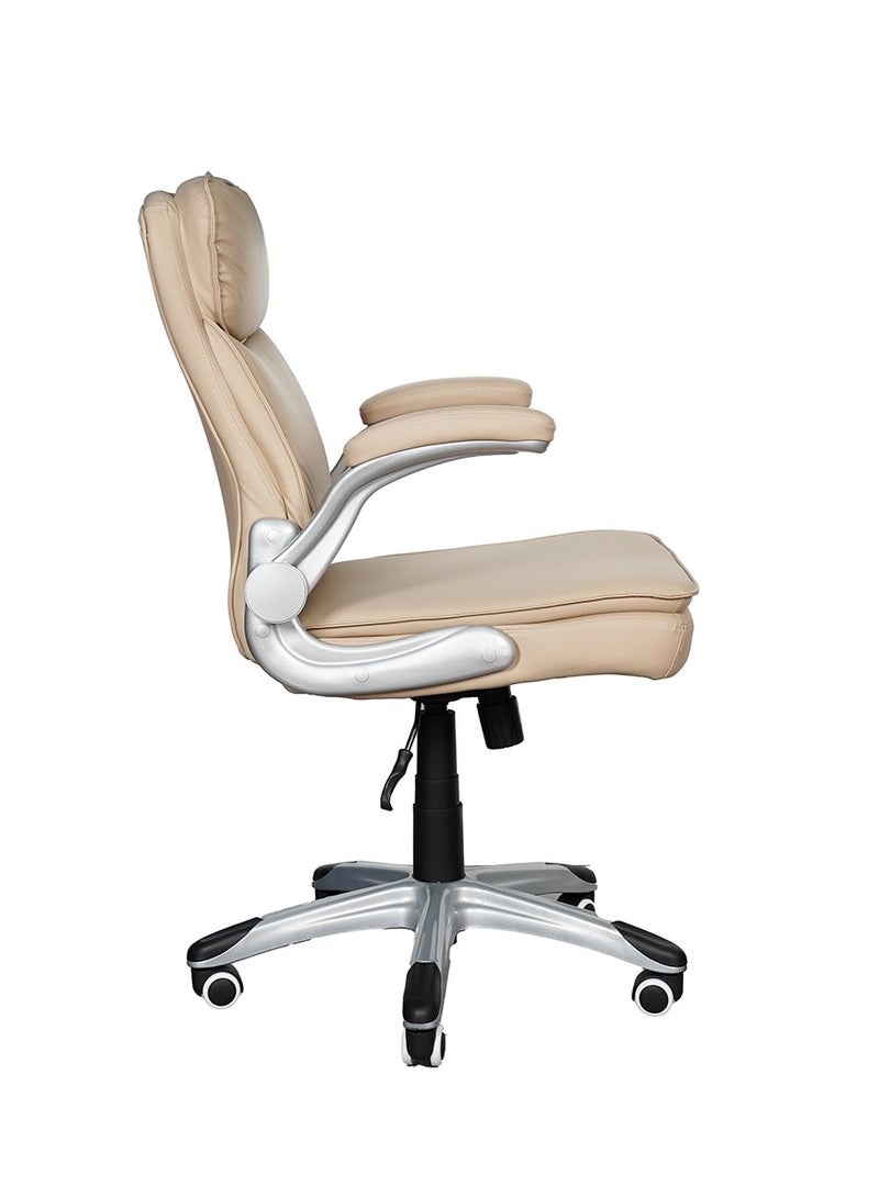 HUIMEI Huimei EQ-5180-B Low Back Office Chair Beige Color  - Image 3