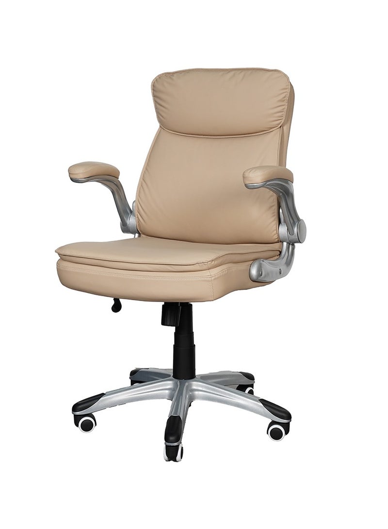 HUIMEI Huimei EQ-5180-B Low Back Office Chair Beige Color  - Image 2