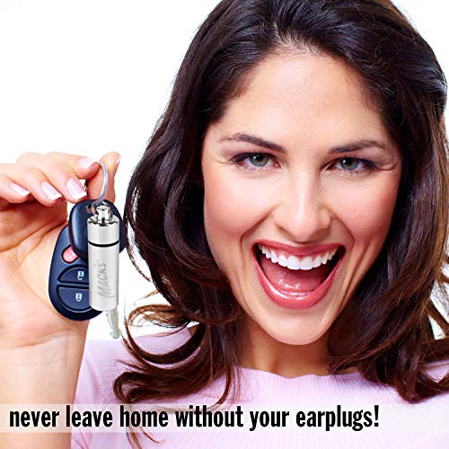 Mack's Mack’s Keychain Carrying Case, Aluminum, Waterproof Ear Plugs Holder – 2 Pack (Silver) - Image 3