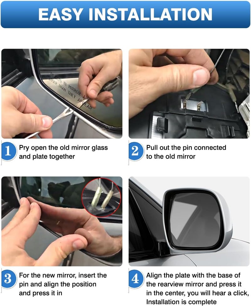 توب-ماكس Right Side Mirror Glass Replacement for Lexus RX Series - Image 5
