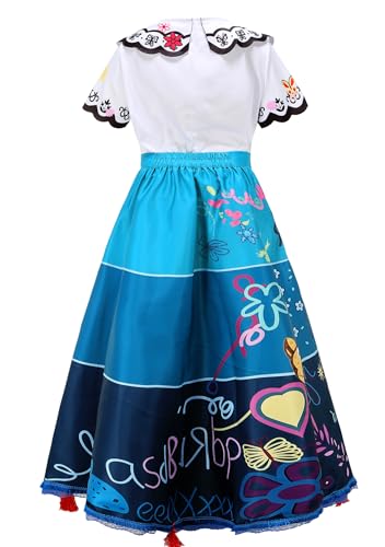 Akokvlar Women Magic Dress Adult Cosplay Party Costume Outfit Full Set (3X-Large, White) - Image 2