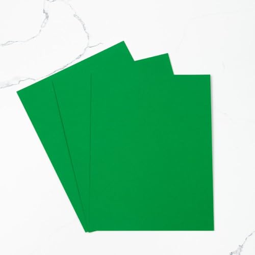 LUXPaper 8.5" x 11" Cardstock | Letter Size | Holiday Green | 100lb. Cover (183lb. Text) | 50 Qty - Image 3