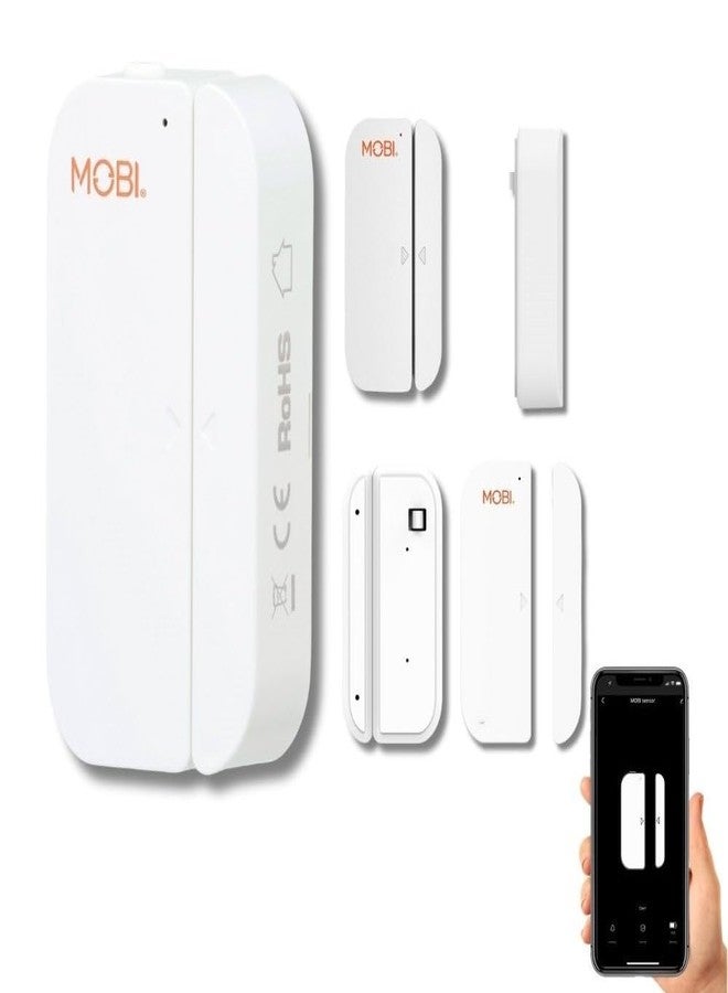 MOBi WiFi Smart Door Window Sensor Alarm, Multipurpose Sensor, Contact Sensor for Home/Office Security, Wireless Door Window Open Detector, APP Remote Notification Compatible with Alexa & Google Assistant - Image 2