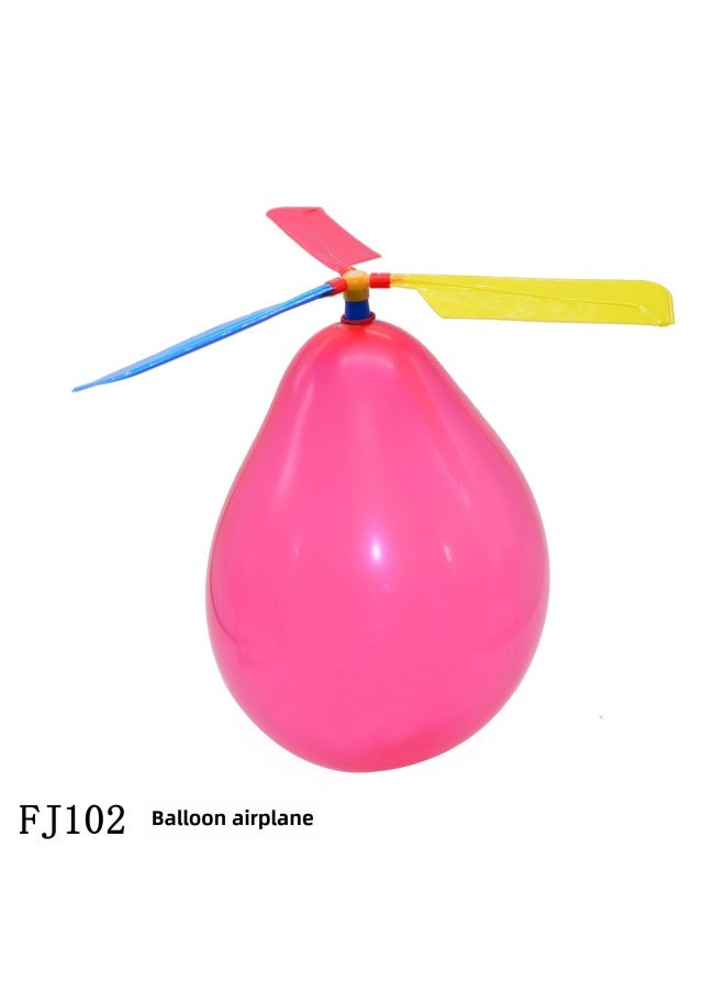 Direct Student Research Aircraft To Learn Outdoor Electric Free Aircraft DIY Rubber Swing Machine Model-Color:"white Hand-thrown Aircraft Plus Color Stickers"  - Image 2