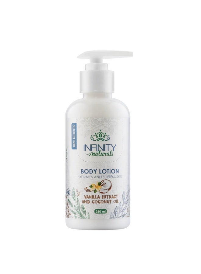 Infinity Natural Vanilla & Coconut Moisturizing Body Lotion 250g