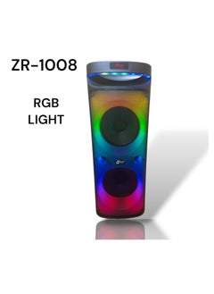 Subwoofer Builtin battery equipped with Bluetooth technology - memory card port - USB port and - mic port - with RGB light  model- ZR-1008 - pzsku/Z8E134525E8B94223FB7AZ/45/_/1733935768/1d8d191b-beae-496c-b236-710f29c4ba7f