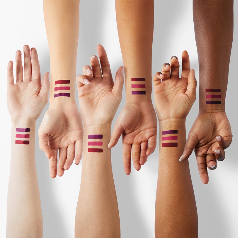 DNM evpct 3Pcs Dark Purple Red Rose pink Matte Liquid Lipstick Sets for Black Women Matte Lipstick Lip Stain Long Lasting Waterproof 24, labial mate larga duracion 24 labiales mate 24 horas originales - Image 4