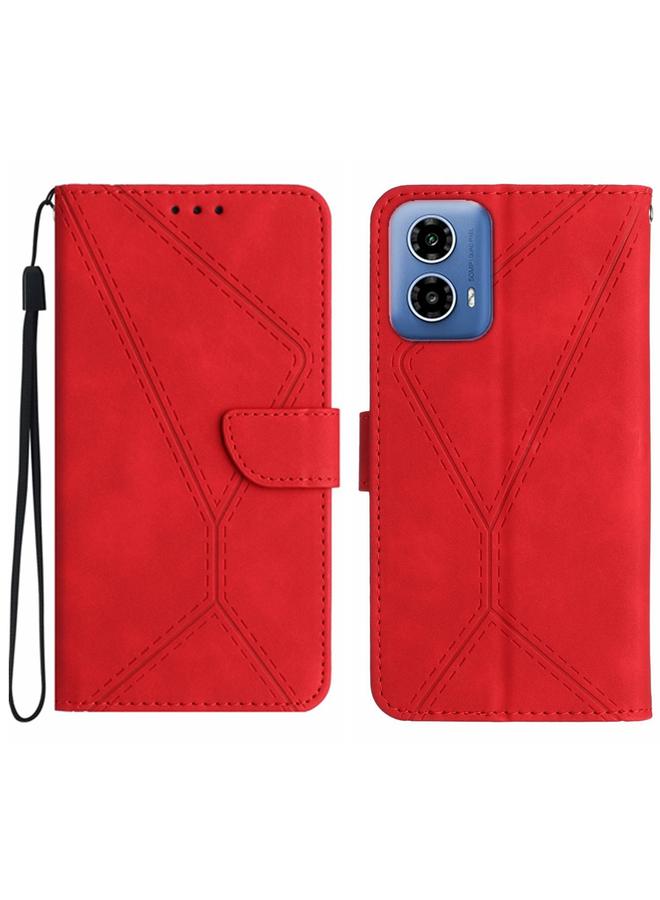 S-TOP Case For Motorola Moto G Stylus 5G 2024 Stitching Embossed Leather Phone Case - Image 1