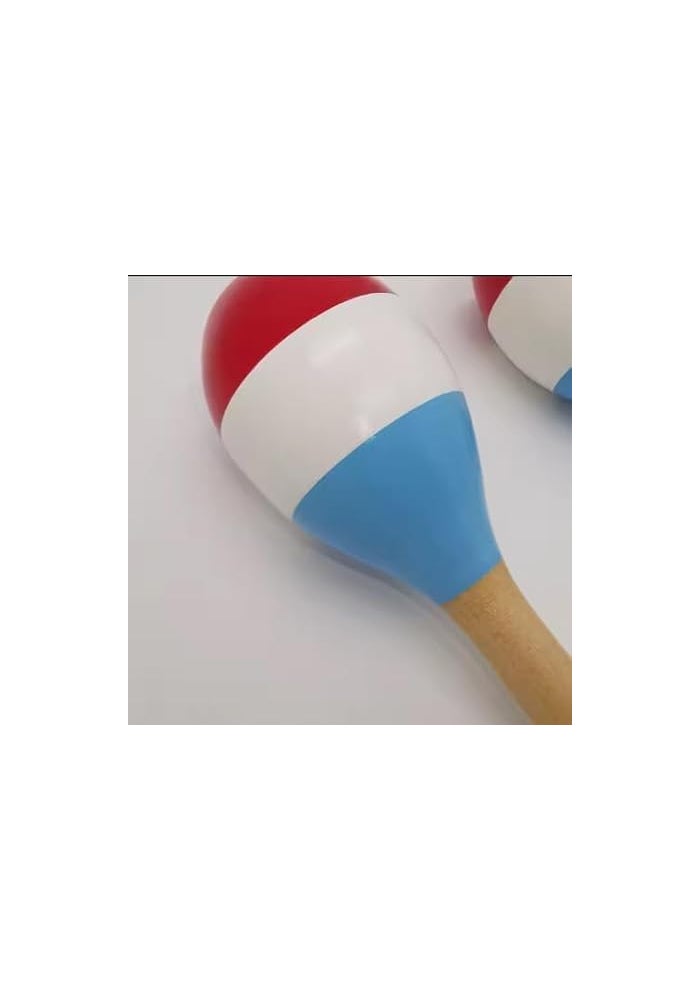Megarya Colorful Wooden Maracas for Kids – 2pcs Rhythm Shaker Toy Set - Image 5