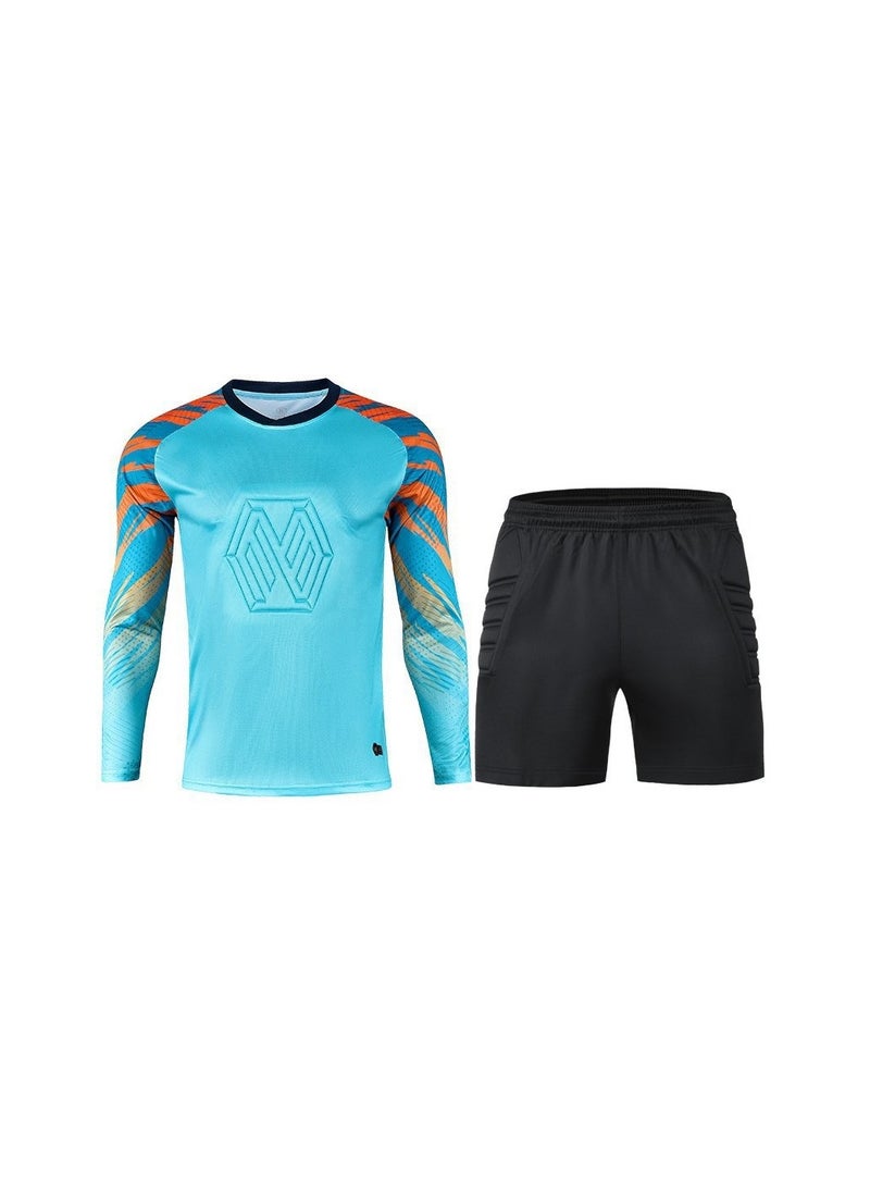 SKT Shiketro Football goalkeeper uniform long sleeved two-piece set  - Image 1