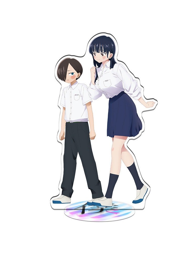 general Anna Yamada Acrylic Standing Statue Cosplay, Kyotaro Ichikawa Acrylic Standing Statue, Standing Character Cosplay Acrylic Gift for The Dangers in My Heart Lovers