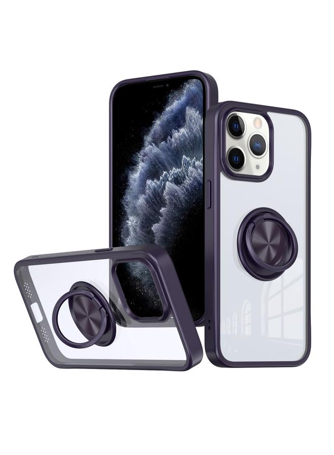 Zaboon Case For iPhone 11 Pro Ring Holder PC Hybrid TPU Phone Case - Image 1