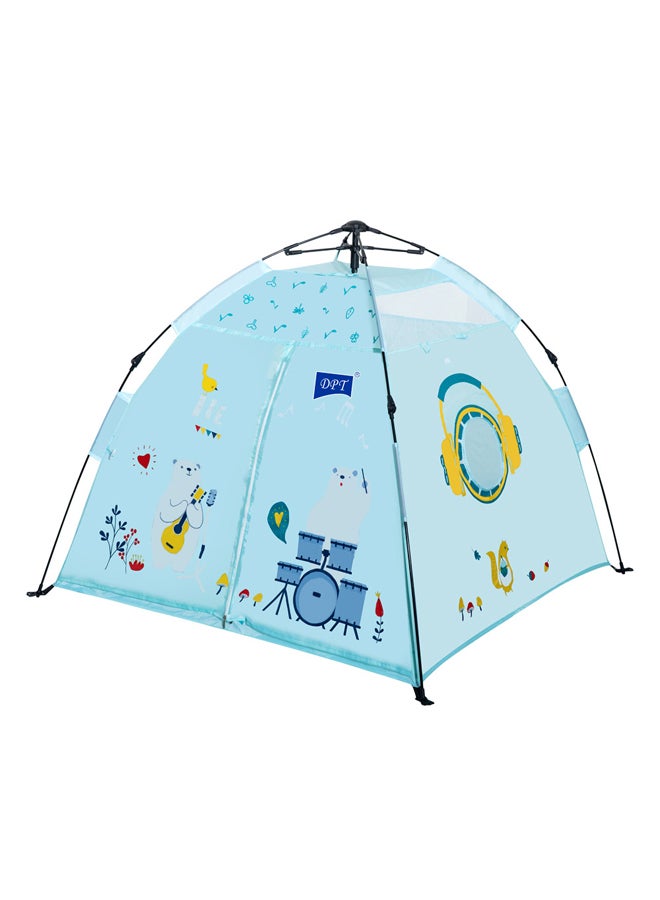 دي بي تي خيمة اطفال قابلة للطي 1.2*1.2*1.08م- سهلة الحمل والتنقل، توفر أمان وراحة للطفل - Image 1