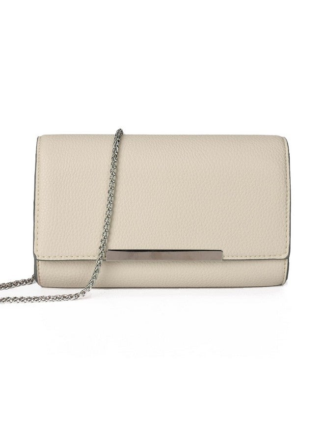 AFKOMST Small Clutch Purses For Women Summer Crossbody Bags And Straw Wristlet Handbags With Chain Strap - Image 1