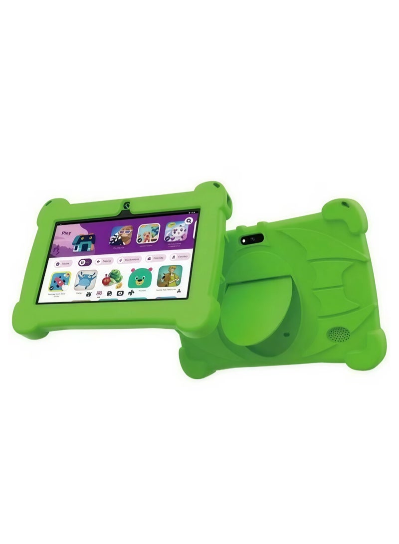 ريبنيو جهاز لوحي للأطفال M70، شاشة عالية الدقة 7 بوصات، كاميرا مزدوجة، نظام أندرويد 7.0، سعة تخزين 8 جيجابايت، بطارية 3000 مللي أمبير/ساعة، يدعم لغات متعددة (اخضر) - Image 1
